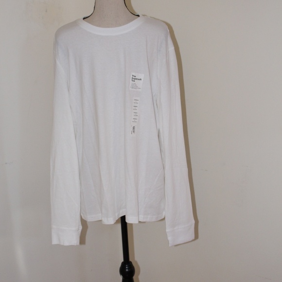 2 Sonoma, Large long sleeve Supersoft crewneck tee shirts blue and white - Picture 7 of 7